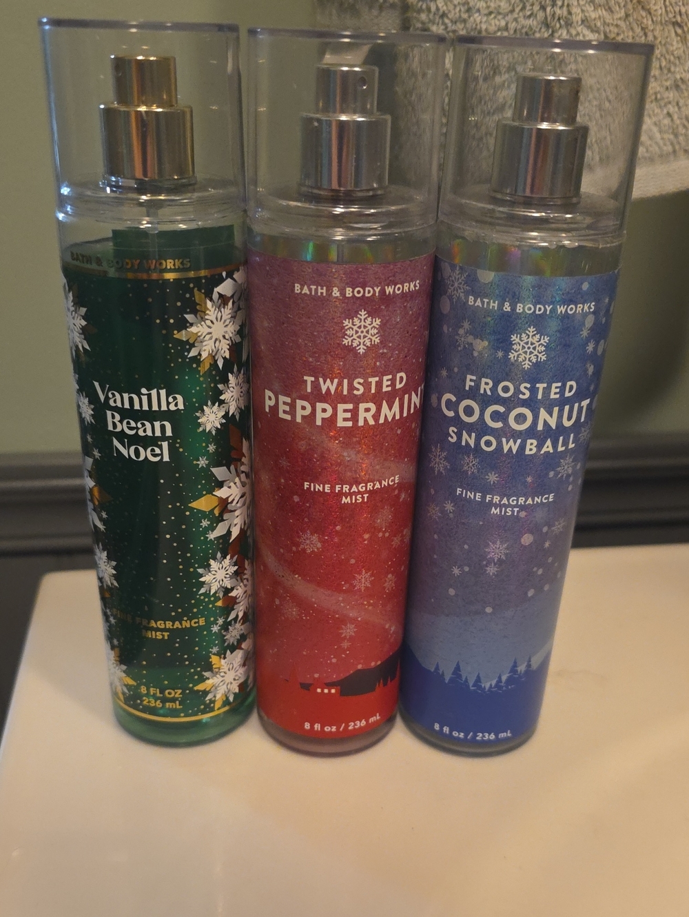 3 Holiday B&bw Sprays